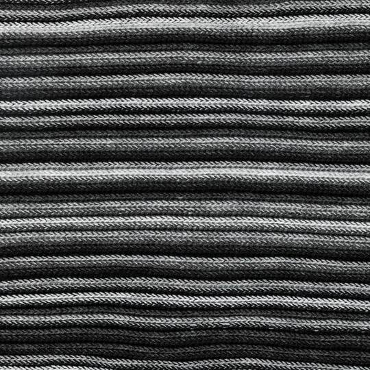 Glitzhome® 70" Men's Black & White Striped Scarf with Tassels